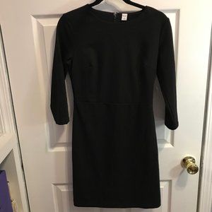 Old Navy Black 3/4 Sleeve Dress